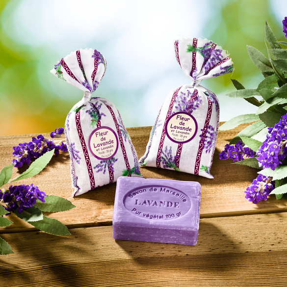 Pagen 2 Lavendel-Säckchen + Seife