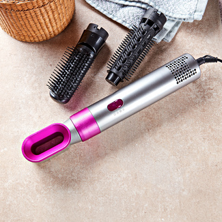 3-in-1 Haarstyler: Haartrockner, Lockenstab & Glättbürste 3-in-1 Haarstyler: Haartrockner, Lockenstab & Glättbürste