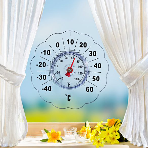 Pagen Außen-Thermometer "Blume"