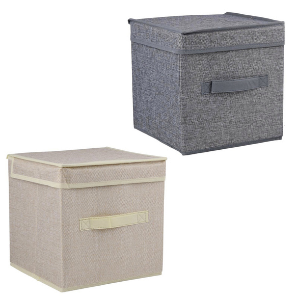 3Pagen Aufbewahrungsboxen Aus Filz Faltbar 2er-Set