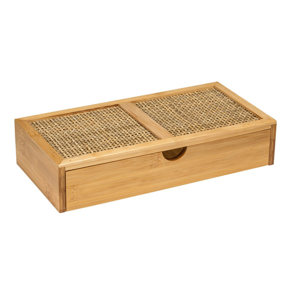Badbox „Allegre“ mit Schublade, Bambus/Rattan