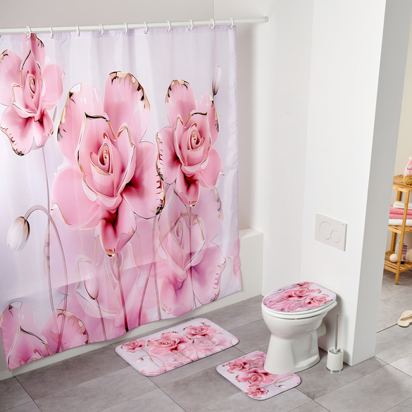 Pagen Badezimmerset Rose 4-tlg