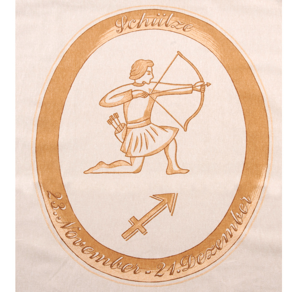 Bettwäsche "Schütze" beige, 2-tlg