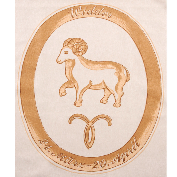 Bettwäsche "Widder" beige, 2-tlg
