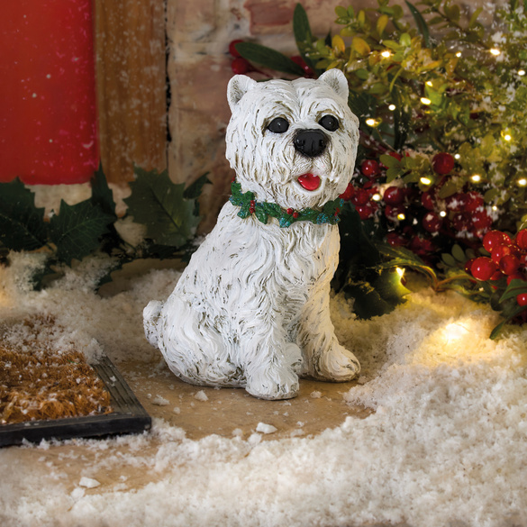 Bewegungsmelder Weihnachts-Westie