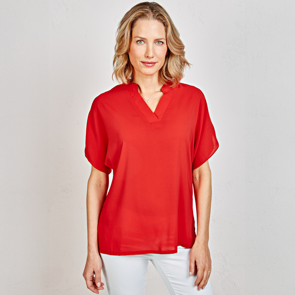 Bluse "Sabine" Amélie di Santi orange