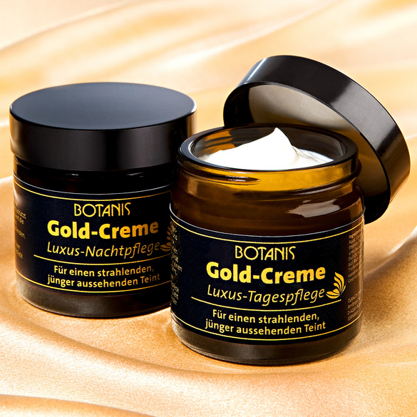 Botanis "Gold-Creme", Tages- + Nachtcreme, 2er-Set