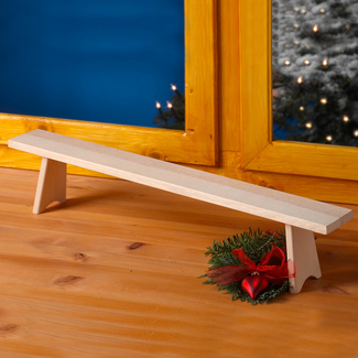 Dekobank aus Holz, 60 cm Dekobank aus Holz, 60 cm