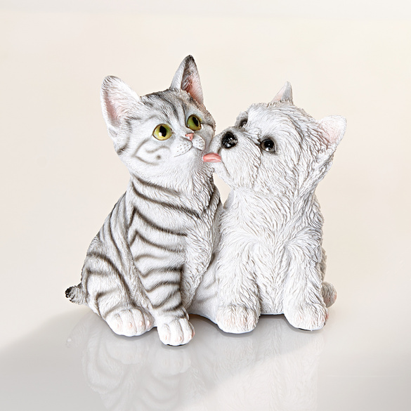 Dekofigur "Hund & Katze" Eldo