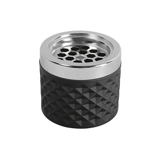 Design-Aschenbecher schwarz-silber APS Design-Aschenbecher schwarz-silber APS