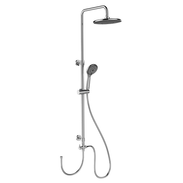 Duschsystem Watersaving Chrom höhenverstellbar