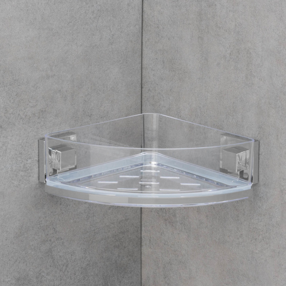 Eckablage Quadro Vacuum-Loc Edelstahl