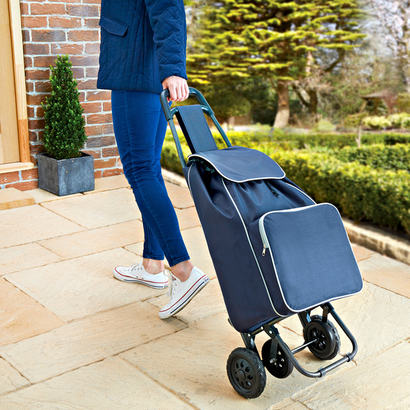 Einkaufstrolley mit XL Tasche und Thermovortasche