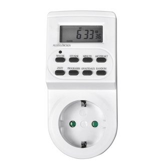 Elektronische Wochen-Zeitschaltuhr mit Zufallsprogramm HEITECH Elektronische Wochen-Zeitschaltuhr mit Zufallsprogramm HEITECH