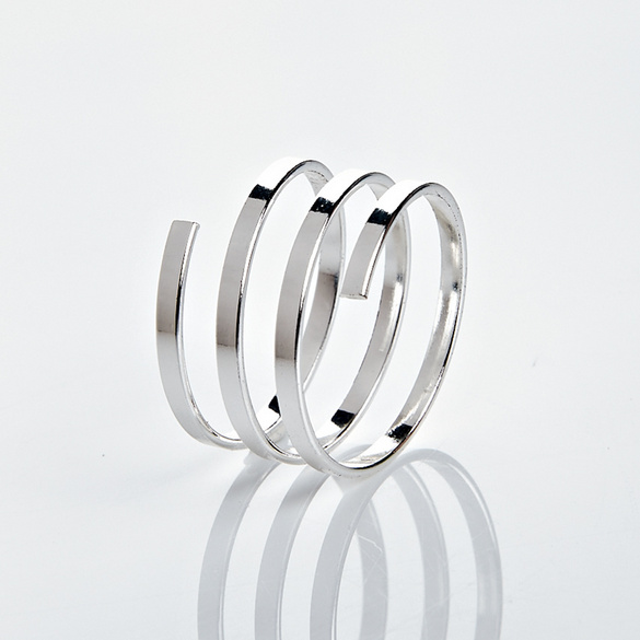 Fett-Reduzier-Ring silberfarben
