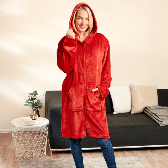 Pagen Fleece-Jacke mit Kapuze