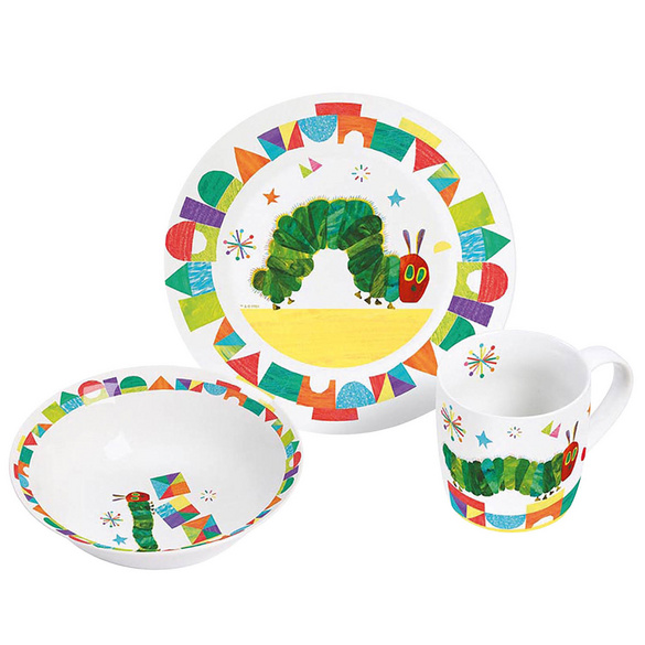 Frühstücksset "Raupe Nimmersatt" 3-tlg