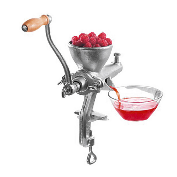 Frucht- & Beerenpresse aus Grauguss 26 x 14 x 32 cm