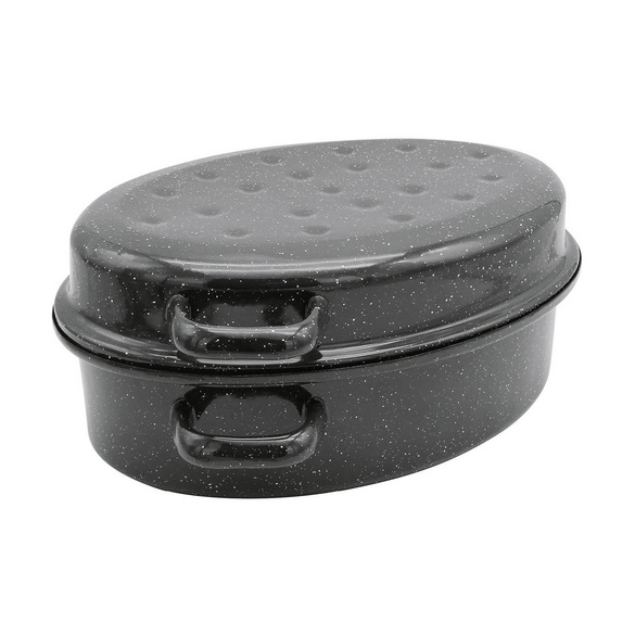 Gänsebräter oval 7,5 l Ø38 cm emailliert