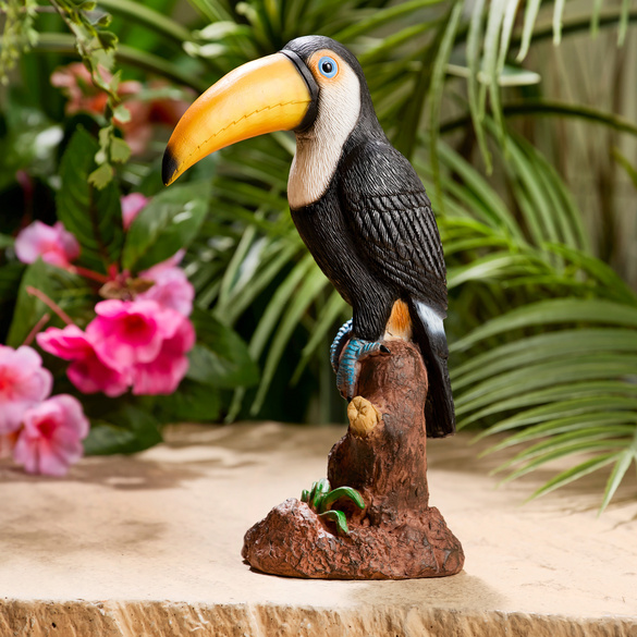 Pagen Gartendeko Figur Tukan