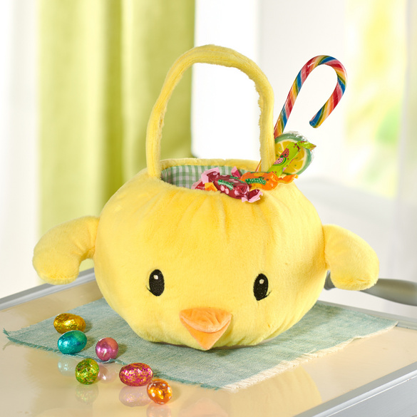 Geschenktasche "Küken" aus Plüsch