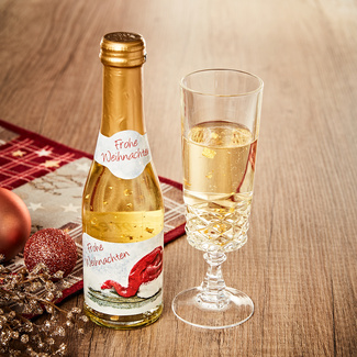 Goldtraum-Piccolo "Frohe Weihnachten" Goldtraum-Piccolo "Frohe Weihnachten"