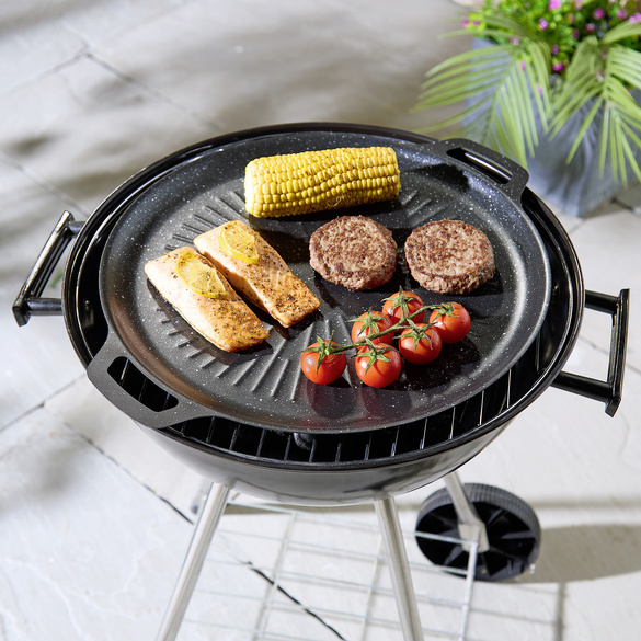 Grillplatte aus Gusseisen "Sonnenblume"