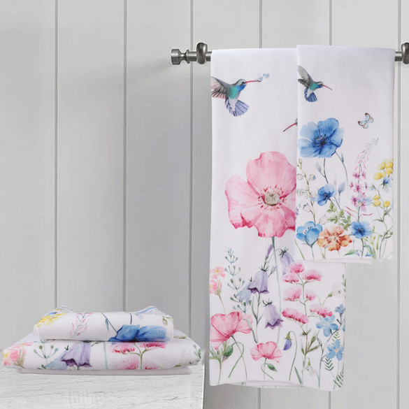 Handtücher "Florales Design" 2er-Set