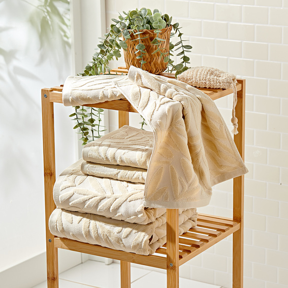 Handtücher beige 75x35 cm, 2er-Set