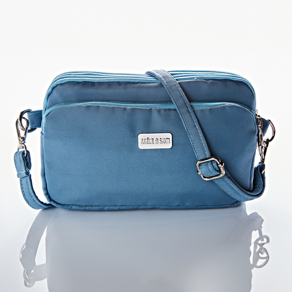 Handtasche "Raja" mit RFID-Schutz blau Amélie di Santi