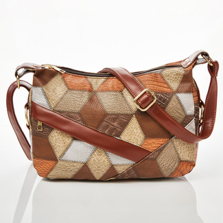Lurrose 3-teiliges Set Mini-Handtaschen – Leder-Optik, 19x14x3 Cm, Für Kosmetik, Geld & Schlüssel