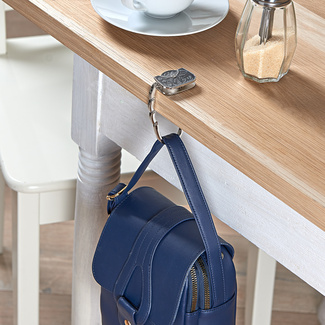 Handtaschenhalter im Taschendesign Handtaschenhalter im Taschendesign