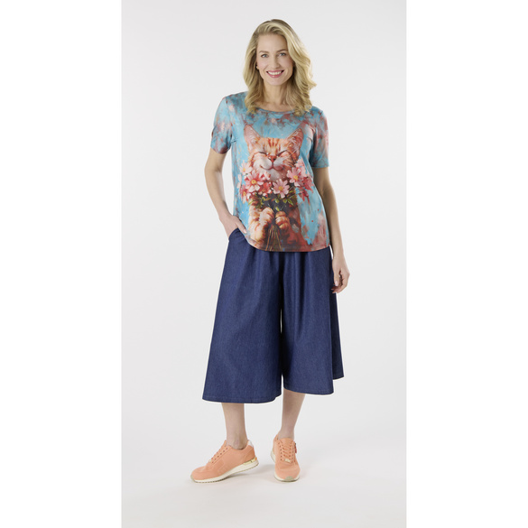 Pagen Hosenrock "Mara" jeansblau