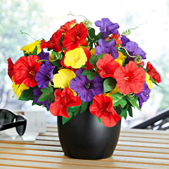 Künstlicher Blumenstrauß Petunien 3er-Set
