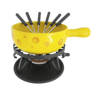 Käsefondue-Set „Formaggio“ gelb NOUVEL Käsefondue-Set „Formaggio“ gelb NOUVEL