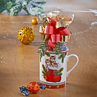 Kaffeebecher "Weihnachtskätzchen" Kaffeebecher "Weihnachtskätzchen"