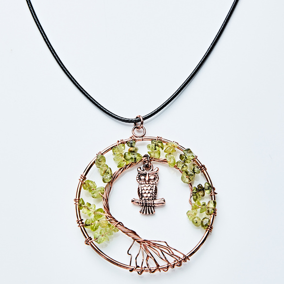 Pagen Kette "Baum mit Eule"