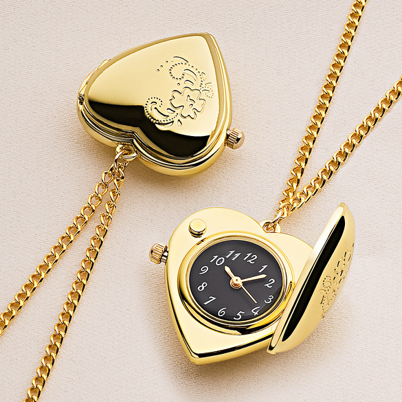 Pagen Kette mit Uhr "Herz"