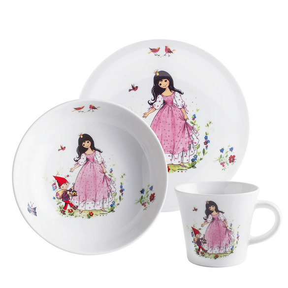 Kindergeschirrset "Schneewittchen" 3-tlg