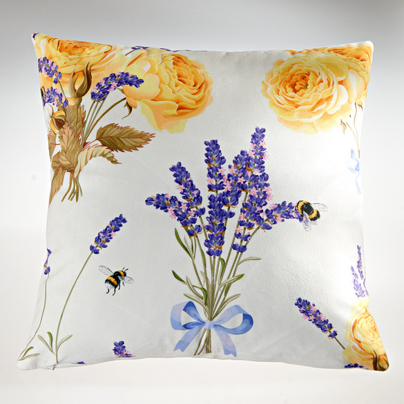 Kissenhülle "Rosen & Lavendel" Casa Bonita