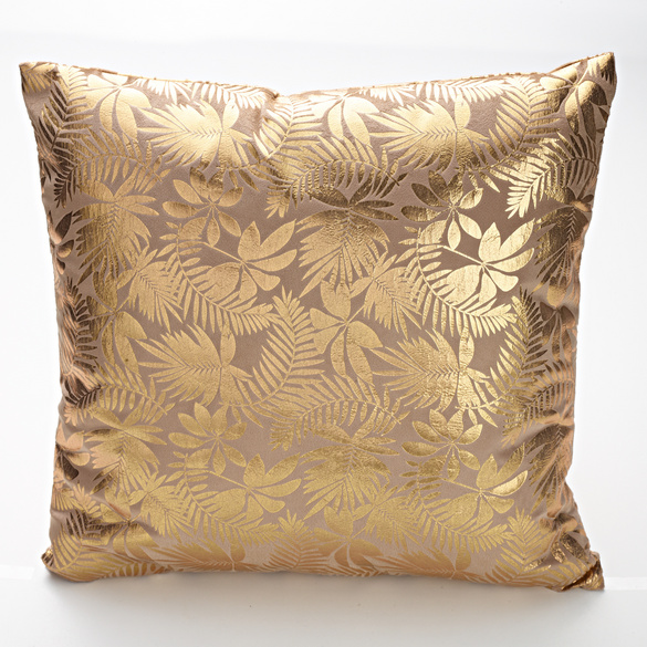 Kissenhülle gold-gemustert 45x45 cm