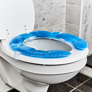 Komfort-Gel-Toilettensitzauflage Komfort-Gel-Toilettensitzauflage
