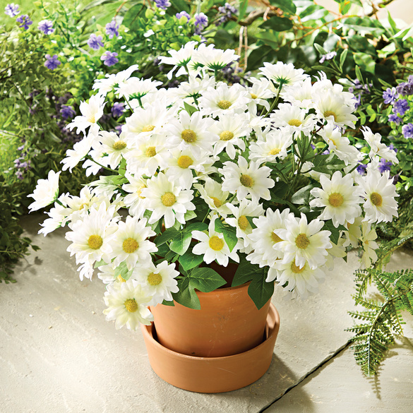 Kunstblumensträuße Margeriten 3er-Set