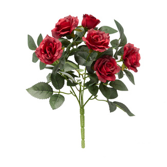 Kunstrosenstrauß rot Kunstrosenstrauß rot
