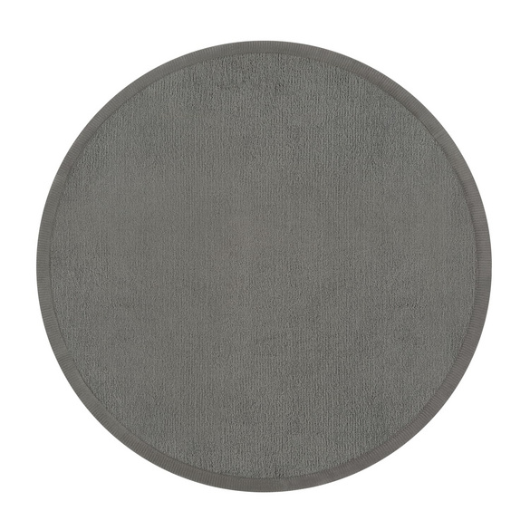 Kurzflor-Teppich TATAMI 475 Grau Rund