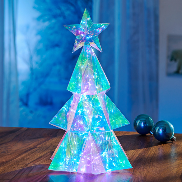 LED Deko-Baum mit Schimmereffekt