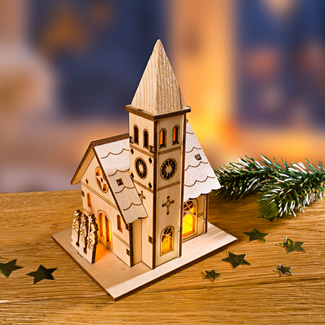 LED-Deko "Dorfkirche" LED-Deko "Dorfkirche"