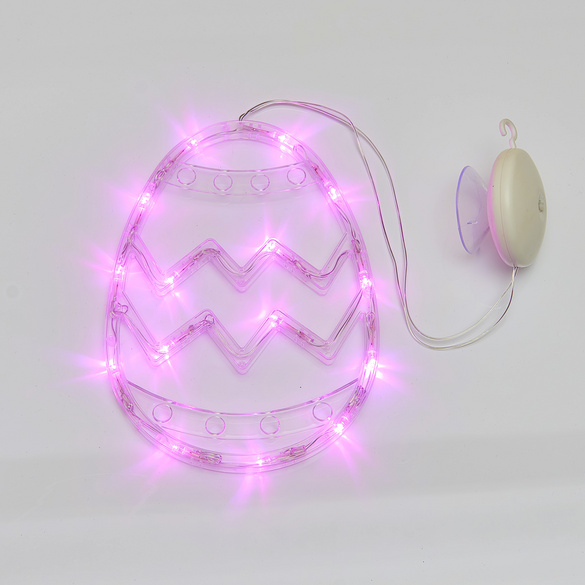 LED-Hängedeko Osterei pink Eldo