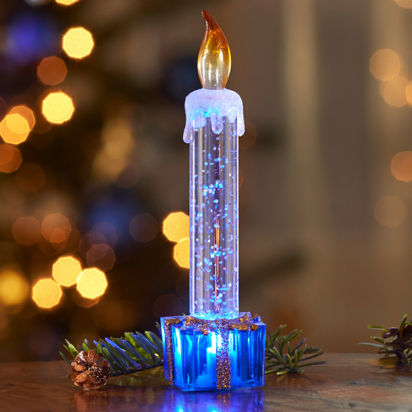 Pagen LED-Kerze blau
