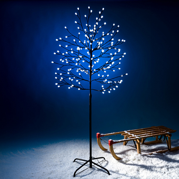 LED-Lichterbaum für außen und innen, 150 cm